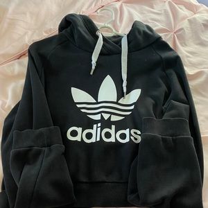 Cropped adidas hoodie
